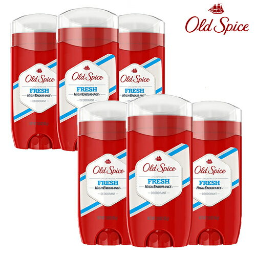 【エクスプレス便】オールドスパイス Old Spice フレッシュ 6個セット 長時間持続 スティックタイプ 3.0oz×6　わき汗…