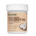 【エクスプレス便】NATUREWELL Extra Virgin Coconut Oil Moisturizing Cream for Face and Body 16oz ナチュラルウェル エクストラバージン ココナッツオイル 高保湿クリーム 顔 からだ用 ココナッツオイル クリーム スキンケア