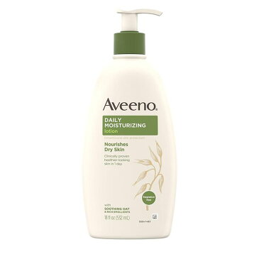 【エクスプレス便】Aveeno Daily Moisturizing Body Lotion with Soothing Oat and Rich Emollients to Nourish Dry Skin 18 Fl Oz アビーノ デイリー モイスチャライジング ボディローション 乾燥肌　無香料 ボディケア　スキンケア　保湿 532ml