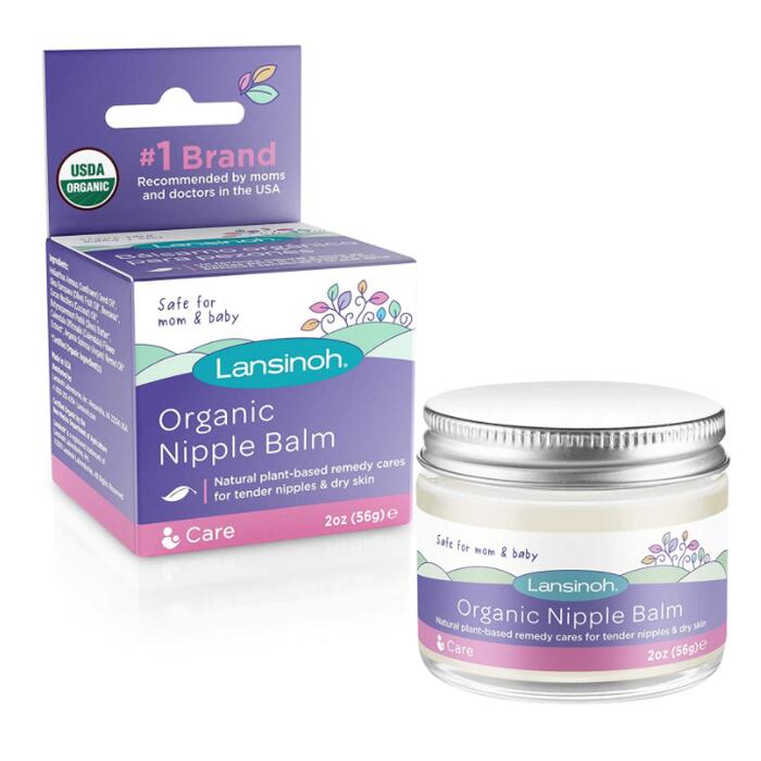 【エクスプレス便】Lansinoh Organic Nipple Cream for Breastfeeding, 2oz ランシノ オーガニック ニップル クリーム（母乳用） 56g 母乳 ケア スキンケア 赤ちゃん ベイビー ニップルクリーム【送料無料】