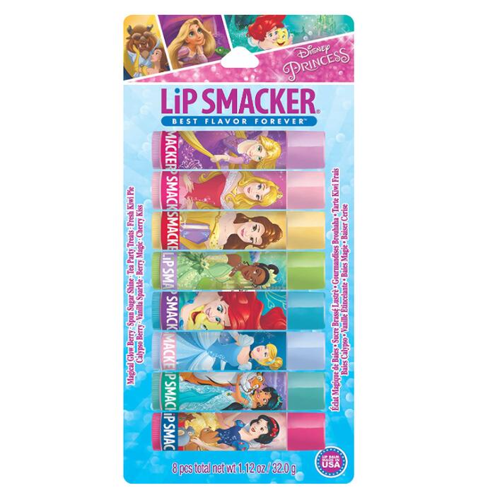 【追跡可能海外メール便】Lip Smacker リップスマッカー ディズニープリンセス リップバーム パーティーパック 8個入り Disney Princess Lip Balm Party Pack 8 Count 1.12oz 32g ディズニー プリンセス リップ 保湿