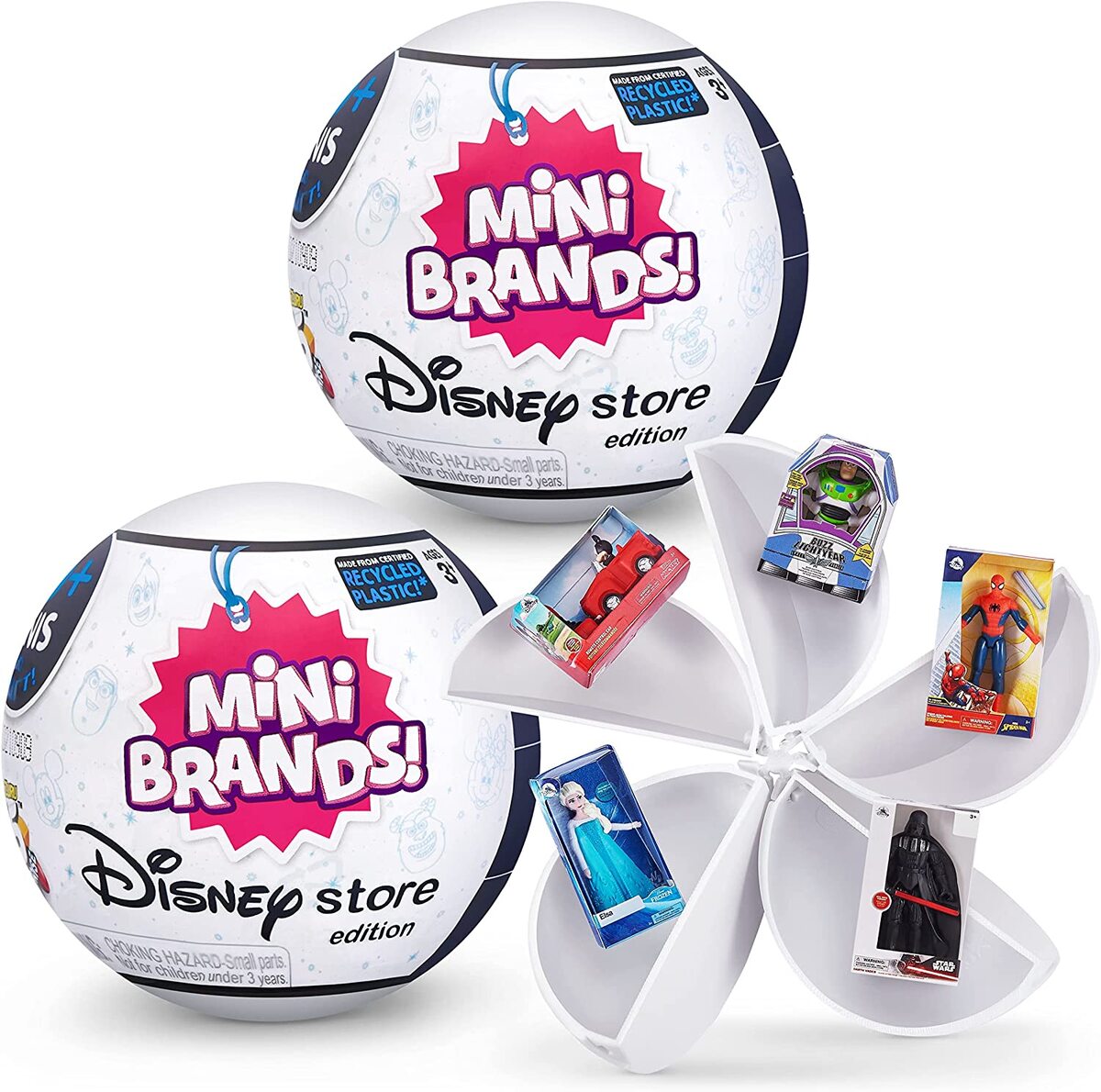 サプライズディズニーミニブランドコレクタブルトイ5個 5 Surprise Disney Mini Brands Collectible Toys ディズニーストア版 5つのミステリートイ2カプセル 子供　ティーン　大人用