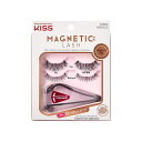 【追跡可能海外メール便】Kiss Magnetic Lash 02 With Applicator マグネット式つけまつ毛 アプリケーター付き 接着剤いらず のりいらず マグネットつけまつげ 時短 付け直し楽々 美容 美容液 コスメ 化粧品