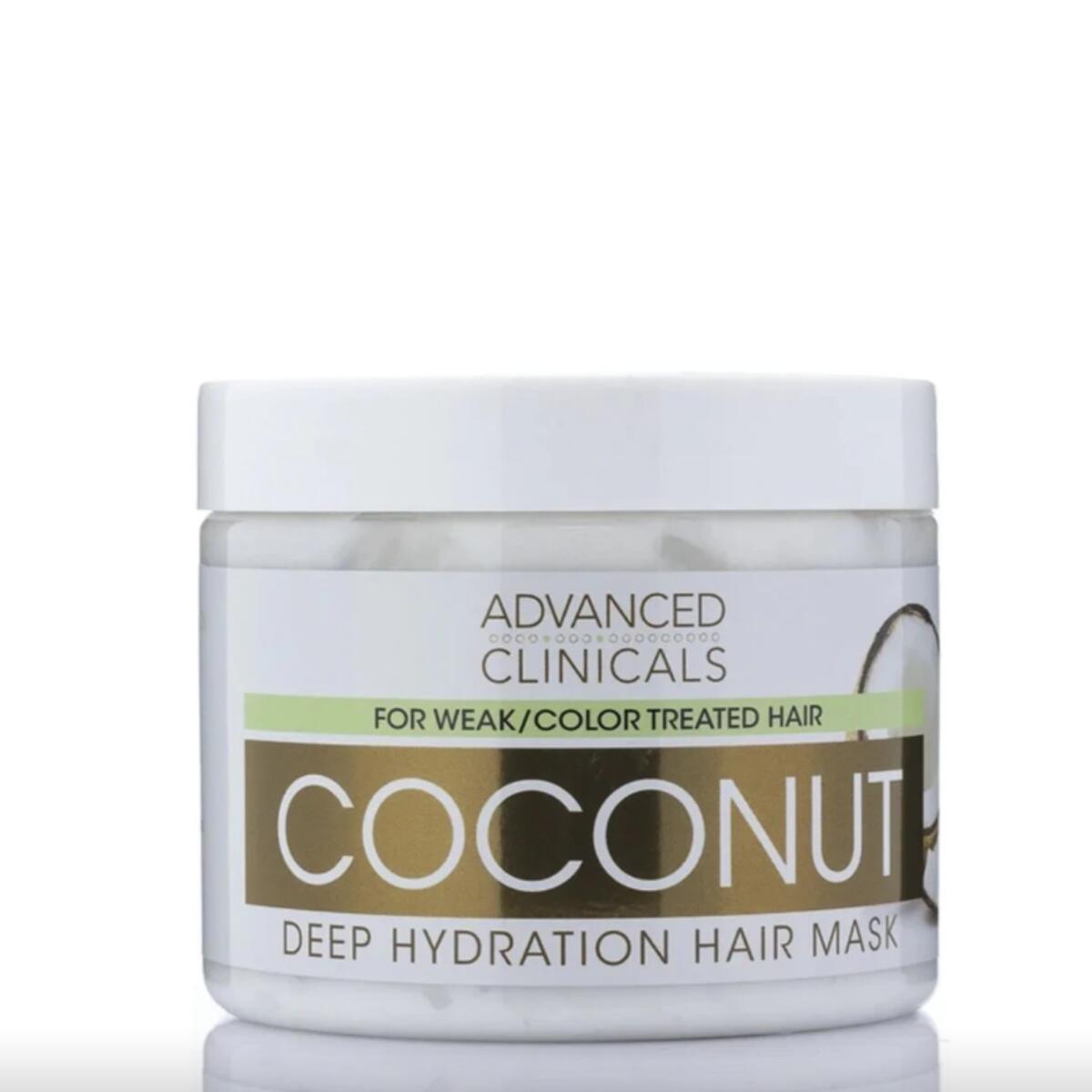 【エクスプレス便】Advanced Clinicals Coconut Oil Hair Mask Treatment Deep Hydration Hair Repair Mask Conditioner 12Fl Oz　アドバンスド クリニカルズ ココナッツオイル ヘア リペアマスク 355ml ヘアケア　トリートメント