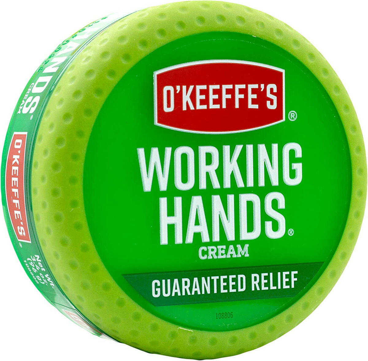 O'Keeffe's Working Hands Hand Cream for Extremely Dry , Cracked Hands, 3.4 Ounce Jar オキーフス　ワーキングハンドクリーム 