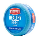 【追跡可能海外メール便】O'Keeffe's Healthy Feet Foot Cream for Extremely Dry , Cracked Feet, 3.2oz Jar オキーフス　ヘルシーフィートクリーム 　フットクリーム【送料無料】