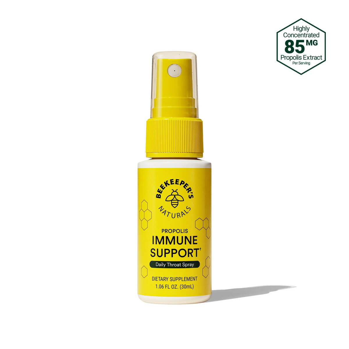 【追跡可能海外メール便】 　Propolis Throat Spray by Beekeeper's Naturals - 95% Bee Propolis Extract, Natural Immune Support & Sore Throat Relief -ビーキーパーズ　ナチュラルズ　プロポリス　スロートスプレー　　ミツバチプロポリスエキス