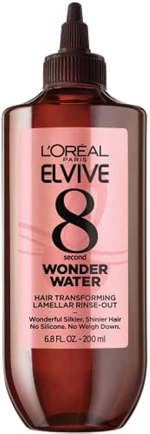 【エクスプレス便】L’Oreal Paris Elvive 8 Second Wonder Water Lamellar Rinse out Moisturizing Hair Treatment for Silky 6.8oz ロレアル パリ エルヴィブ 8 セカンド ワンダー ウォーター ラメラ 洗い流すしっとり輝く髪へのトリートメント200ml