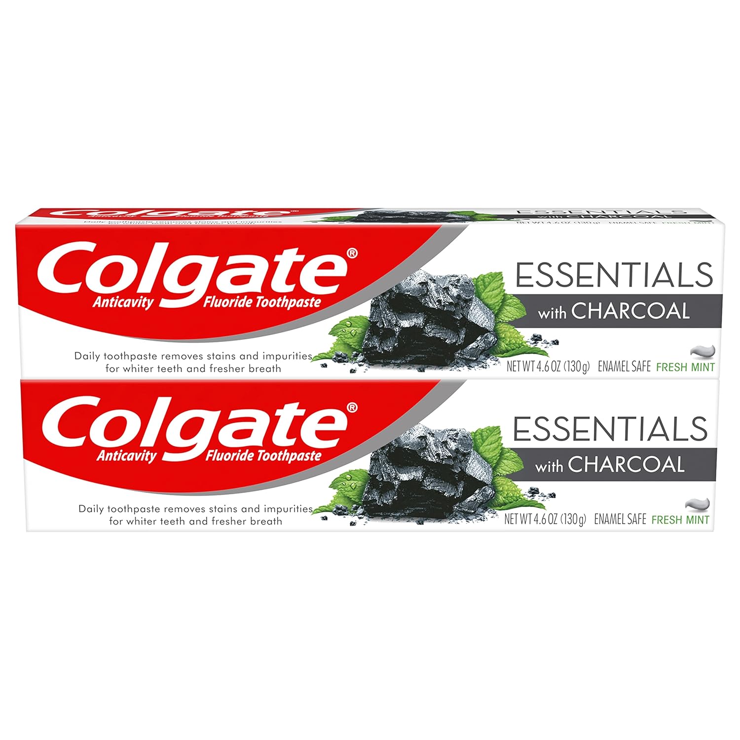 【追跡可能海外メール便】 【お得な2本セット】Colgate Activated Charcoal Teeth Whitening Toothpaste 4.6oz コルゲートチャコールホワイトニング 130g 2本セット ホワイトニング 歯磨き粉