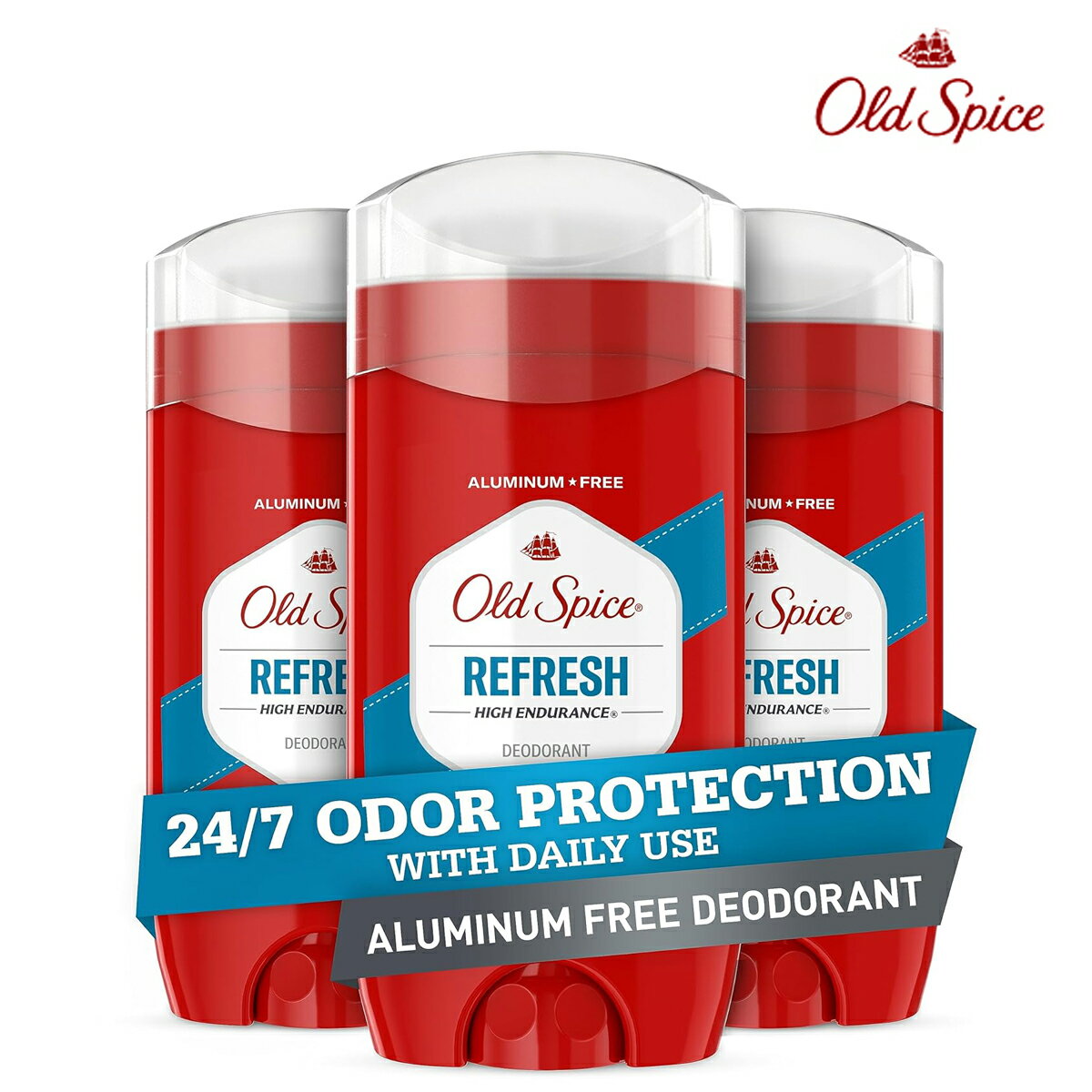 【エクスプレス便】オールドスパイス Old Spice リフレッシュ 3個セット 長時間持続 スティックタイプ 3.0oz×3　わき…