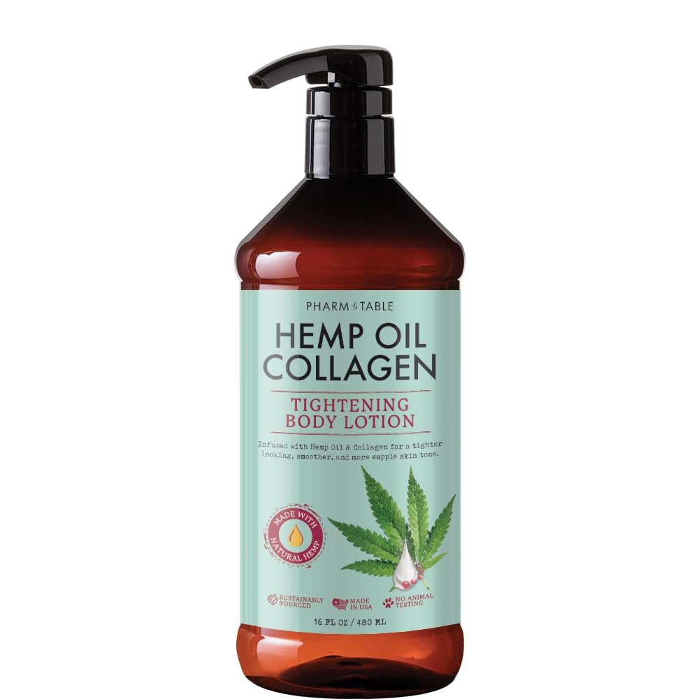 ڥץ쥹ءHemp Oil Collagen Tightening Body Lotion 480mlPHARM to TABLE...