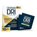 【追跡可能海外メール便】Certain Dri Antiperspirant Wipes 10wipesサーテンドライ 制汗剤シート 10枚入りわき汗 制汗剤 海外製品 ワキガ 消臭