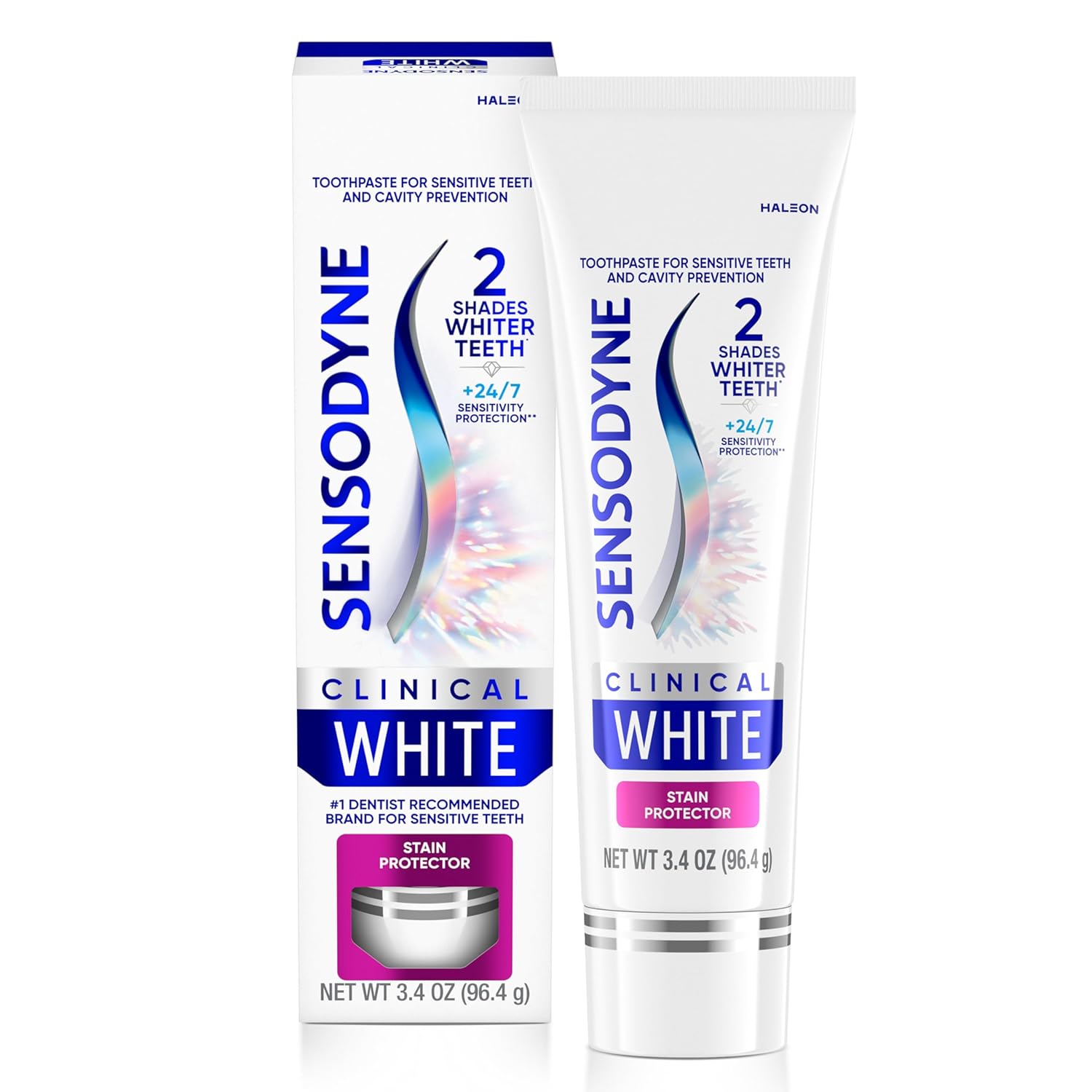 Sensodyne クリニカル ホワイト 歯磨き粉 96.4g センソダイン Clinical White Toothpaste Clinically Proven Whitening for Sensitive Teeth 3.4oz 【追跡可能海外メール便】