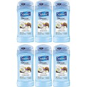 【エクスプレス便】【お得な6本セット】Suave Deodorant Stick Coconut Kiss 2.6 oz (Pack of 6)スエーヴ デオド...