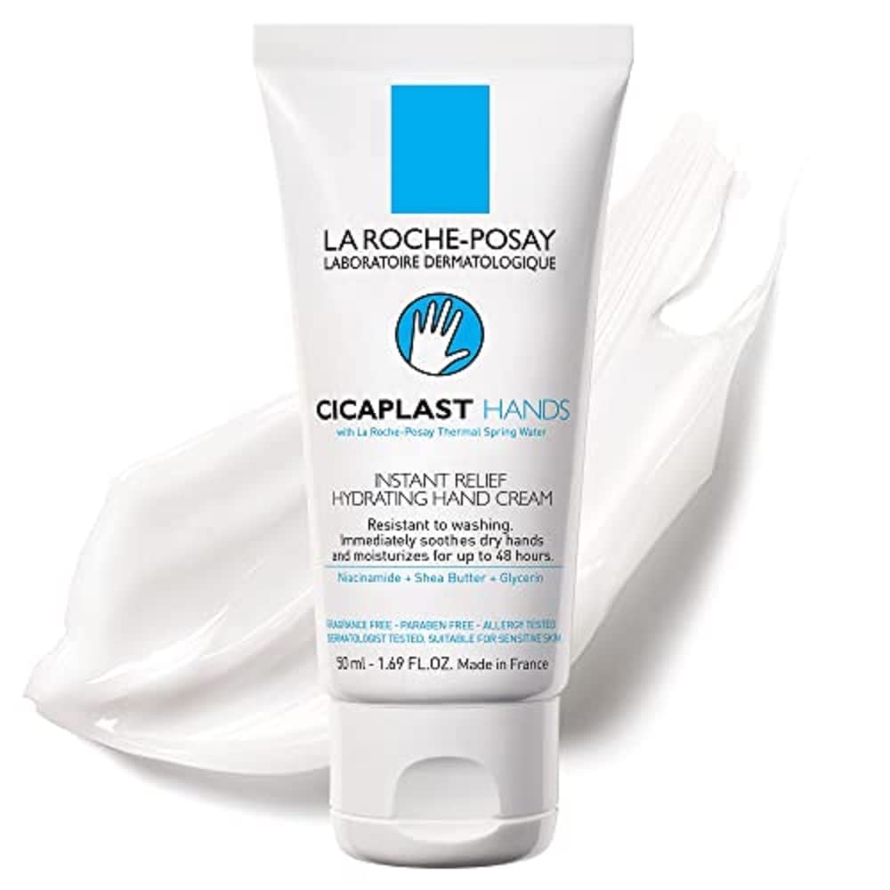 【追跡可能海外メール便】La Roche-Posay Cicaplast Hand Cream, Instant Relief Moisturizing Hand Lotion for Dry Hands 1.69ozラ ロッシュ ポゼ シカプラスト ハンドクリーム 乾燥した手用の保湿ハンドローション 50ml無香料 さらさらな手 乾燥肌用