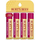 【追跡可能海外メール便】Burt 039 s Bees Natural Origin Moisturizing Lip Balm,0.15oz/4-pack (Watermelon) バーツビーズ モイスチャライジング リップ バーム 4.25g / 4本セット （ウォーターメロン）天然由来 保湿 唇の乾燥に ギフトセット