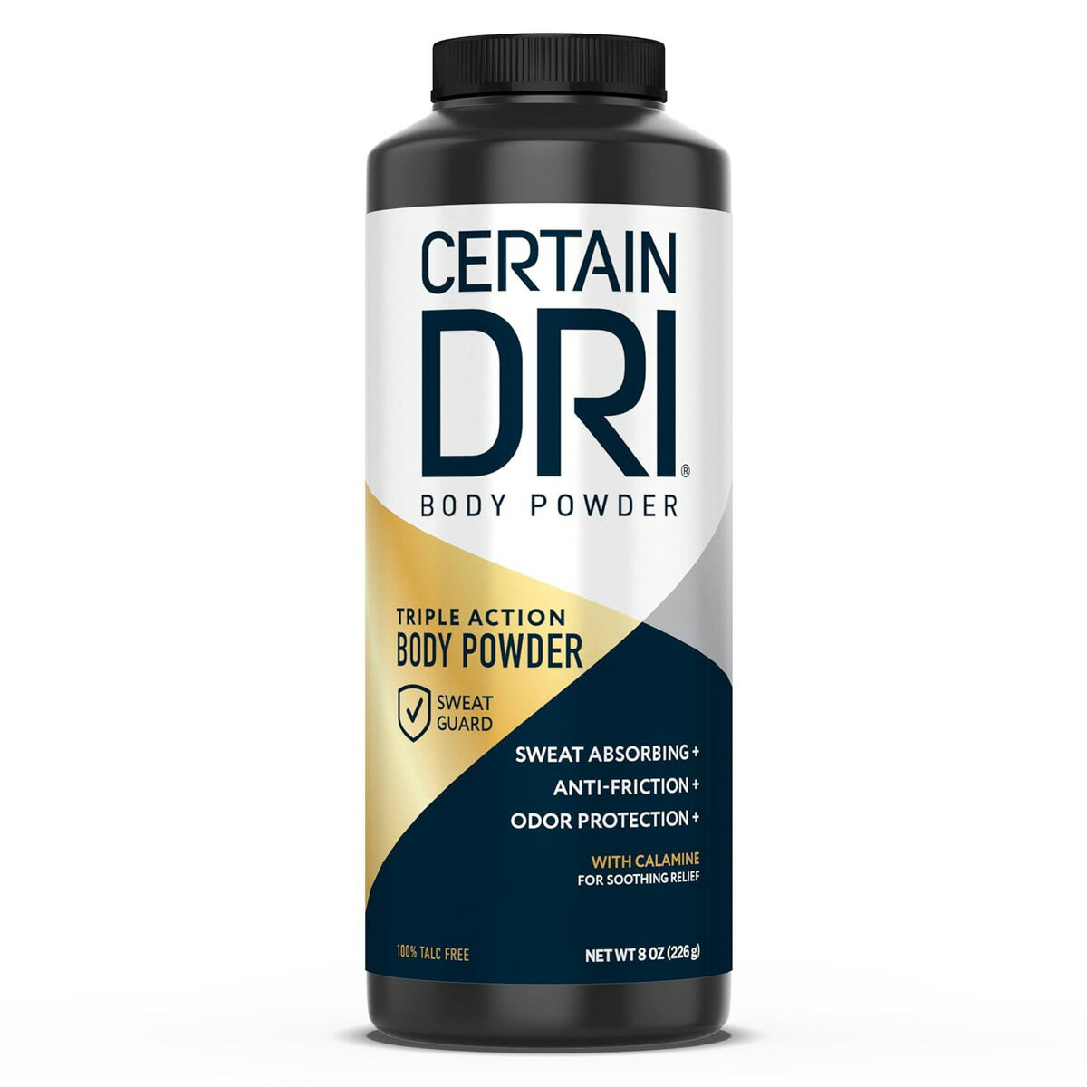 【エクスプレス便】サーテンドライ CERTAIN DRI ボディパウダー 8 oz　汗止め　わき汗　制汗剤　海外製品　ワキガ　…