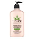 【エクスプレス便】Hempz Blushing Grapefruit & Raspberry Creme Herbal Body Moisturizer Lotion 17oz ヘンプ　ブラッシンググレープ..