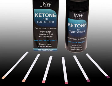 【海外メール便】JNW Direct Ketone Test Strips 150 枚入り　ケトン体 ケトン 試験紙 尿検査 ケト スティック ケトダイエット 検査 ケトン ケトーシス ダイエット 糖質制限