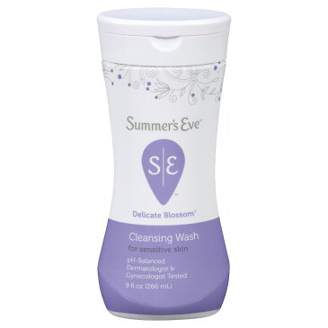 【海外メール便】Summer's Eve Feminine Wash for Sensitive Skin-Delicate Blossom 9 oz　サマーズイブ　デリケートゾーン専用ソープ 266ml