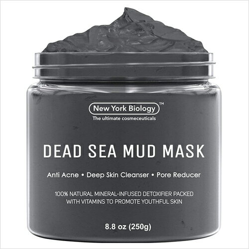 New York Biology Dead Sea Mud Mask for Face and Body まるでエステのように肌荒れをみるみる改善していく泥パック 美容 スキンケア パック 毛穴 肌荒れ