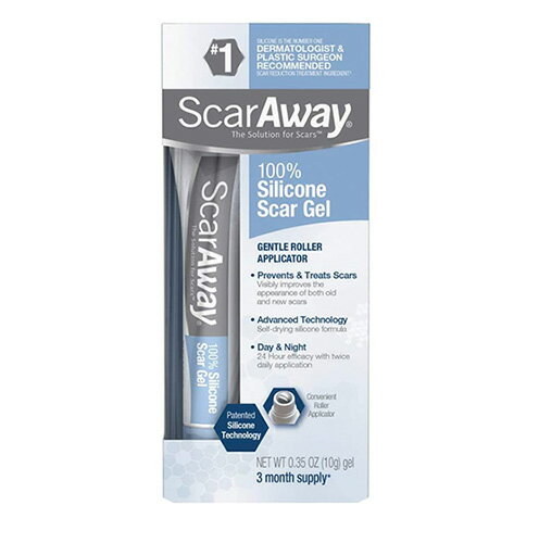 【追跡可能海外メール便】スカーアウェイ ジェル 10g ScarAway 100 Medical-Grade Silicone Scar Gel 0.35oz 傷消し ジェルタイプ