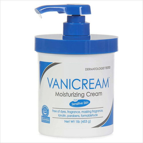 【エクスプレス便】Vanicream Moisturizing Cream with Pump バニクリーム　モイスチャライジングクリーム ポンプ式 16oz 453g お肌　..