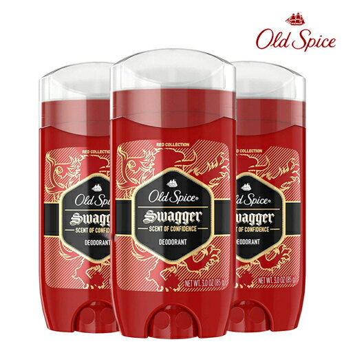 【エクスプレス便】オールドスパイス Old Spice Swagger ライム シダーウッドの香り 3個セット 長時間持続 スティックタイプ 3.0oz×3 わき汗 汗止め 制汗剤 ワキガ 汗対策 Deodorant Antiperspirant Swagger, Lime Cedarwood Scent