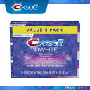 【エクスプレス便】Crest 3D White Radiant Mint 3.8oz　pack of 3 　エクスプレス便　【お得な3本セット】　クレスト3Dホワイト　ラディアントミント　107g / 3.8oz 3本 ホワイトニング歯磨き粉　ホワイトニング　白い歯