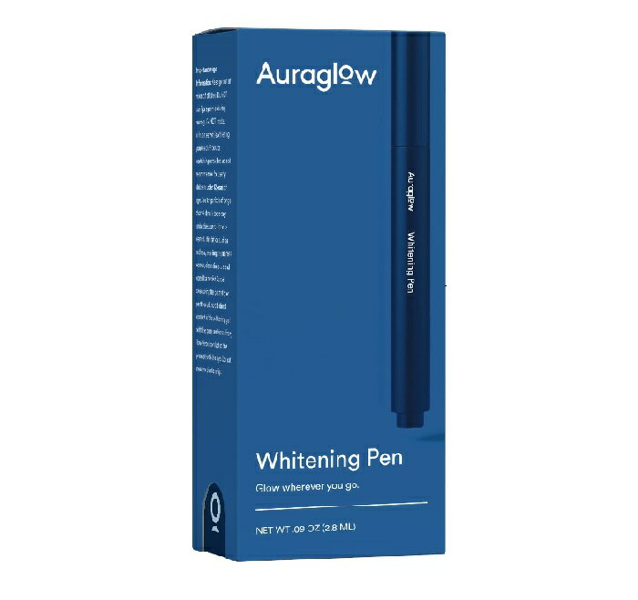 楽天海外トレンド グリーンバスケット【追跡可能海外メール便】 AuraGlow Teeth Whitening Pen オーラグロウ ホワイトニングペン 2.8ml ホワイトニングケア　ホワイトニング　白い歯