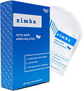 【追跡可能海外メール便】 Zimba Teeth Whitening Strips - Vegan Stain Remover White Strips ジンバ ホワイトニングテープ 28枚 14日分 ミントフレーバー ホワイトニング 白い歯 ホワイトニング テープ ビーガン