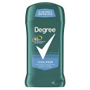 【追跡可能海外メール便】Degree Men Antiperspirant Deodorant 48-Hour Odor Protection Cool Rush Mens Deodorant Stick 2.7 oz クールラッシュ　デオドラント 汗 ニオイ対策に 76g 制汗剤 汗染み 1