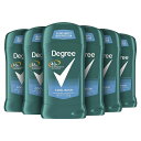 【エクスプレス便】【お得な6本セット】 Degree Men Antiperspirant Deodorant 48-Hour Odor Protection Cool Rush Mens Deodorant Stick 2.7 oz, Pack of 6 クールラッシュ　48時間　匂い　ワキ ワキガ 制汗剤