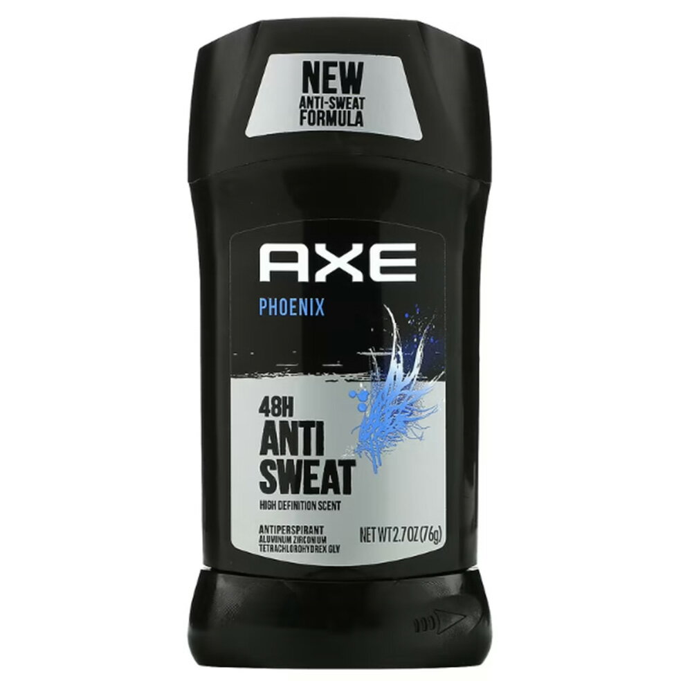 AXE Antiperspirant Deodorant For Men 48H Sweat & Odor Protection For Long Lasting Freshness, Phoenix 2.7oz アックス　メンズデオドラント　フィーネックス　76g 48時間　匂い　ワキ 　制汗剤