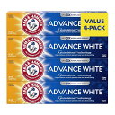 【エクスプレス便】【お得な4本セット】Arm & Hammer Advance White Toothpaste Clean Mint Flavor 6.0oz Pack of 4アームアンドハンマ..