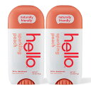 【エクスプレス便】【お得な2本セット】Hello Peach Aluminum Free Deodorant 2.6oz (Pack of 2)ハロー ピーチ アルミニウムフリー デオドラント 73g（2本セット）スティックタイプ 男性用 女性用 24時間消臭