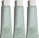 【追跡可能海外メール便】 Davids Natural Toothpaste Peppermint 1.75oz 50g 3本セット　歯磨き粉　ホワイトニング　フッ素無添加　ペパーミント味