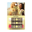 【追跡可能海外メール便】Sun Bum SPF 30 Sunscreen Lip Balm 0.15oz Pack of 3 サンバム 日焼け止め リップバーム 4.25g 3本セット SPF30 バラエティパック 乾燥 うるおい 保湿 リップ リップケア リップクリーム