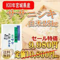 新米ササニシキ5kg宮城県産【宮城県_物産展】【送料無料】【0501_free_f】
