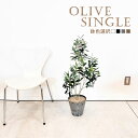 オリーブ シングル 高さ85cm フェイクグリーン 鉢4色選択 鉢植え 観葉植物 フェイク 光触媒 防菌 人工観葉植物 造花 人工 観葉植物 おしゃれ リアル ...