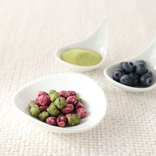 【ドットわん】ドットわんの逸品　緑茶とブルーベリーあられ【数量限定】　18g【15時までの注文で当日..