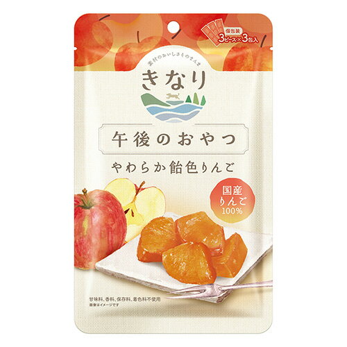 【きなり】午後のおやつ　やわらか飴色りんご　3ピース×3包【15時までの注文で当日発送 正規品 おやつ 乾燥野菜・果物 犬用】のサムネイル
