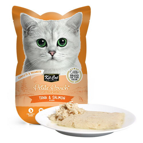 乐天商城 - 【キットキャット】キットキャット　プティパウチ　ツナ＆サーモン　70g【15時までの注文で当日発送 正規品 ウェットフード 猫用 老猫 成猫】