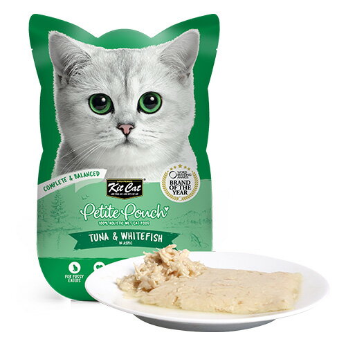 Rakuten - 【キットキャット】キットキャット　プティパウチ　ツナ＆白身魚　70g【15時までの注文で当日発送 正規品 ウェットフード 猫用 老猫 成猫】