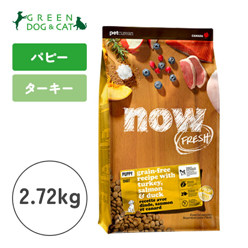 【ナウ　フレッシュ】ナウ フレッシュ グレインフリー パピー　2.72kg【15時までの注文で当日発送 正規品 ドライフード 犬用 子犬用 パピー】のサムネイル