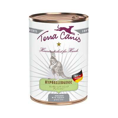 【テラカニス】テラカニス　ハイポアレルゲン　カンガルー肉　400g【3,300円以上で送料無料 15時までの注文で当日発送 正規品 ウェットフード 犬用 成犬用 アダルト】のサムネイル