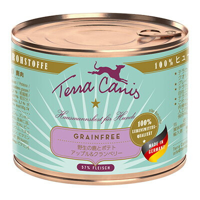 【テラカニス】テラカニス　グレインフリー　鹿肉　200g【15時までの注文で当日発送 正規品 ウェットフ..