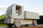 【送料無料】乗っても楽しい【ひのきの大きなトラック】乗り物ごっこ遊びの王道・木製押し車・国産玩具