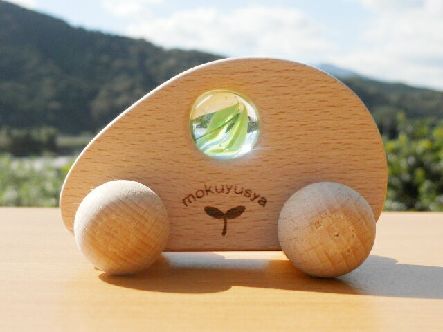 木遊舎(MOKUYUSYA) 窓辺のインテリアにもどうぞ【くるま・ミニカー】国産木製・無塗装で安全な木のおもちゃ車