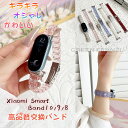 Xiaomi Smart Band 10 バンド 交換バンド オシャレ キラキラ xiaomi band 10 替えバンド ベルト PC mi band10 ベ...